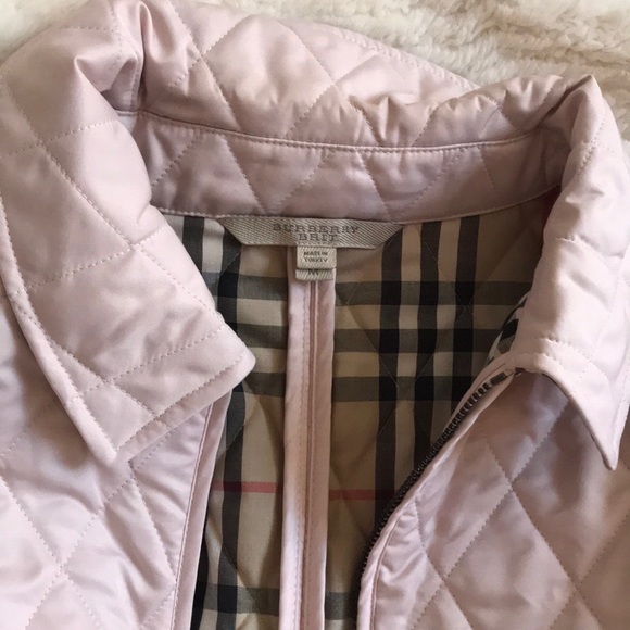 Burberry London Rose Quartz Quilted Fabric Jacket - Picture 3 of 8